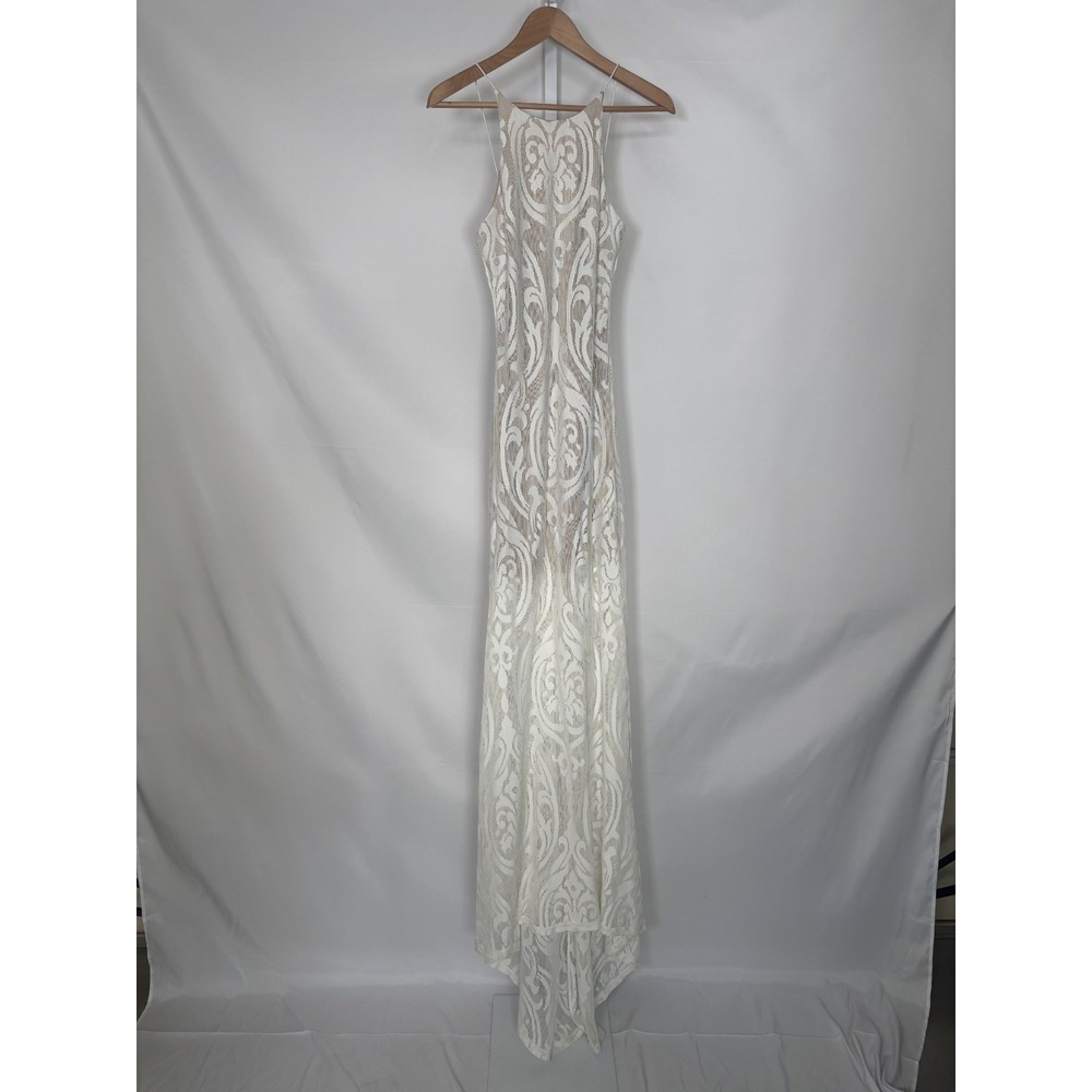 Va Va Voom Lace Lined Halter‎ Dress Womens Small